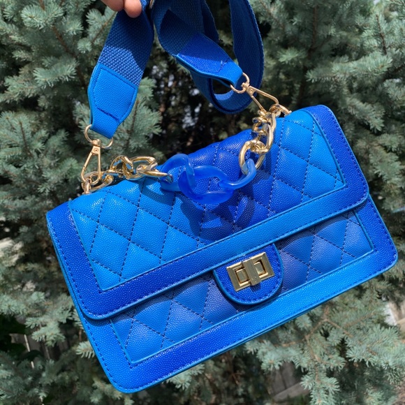 Cute Blue Crossbody Purse - Picture 2 of 3
